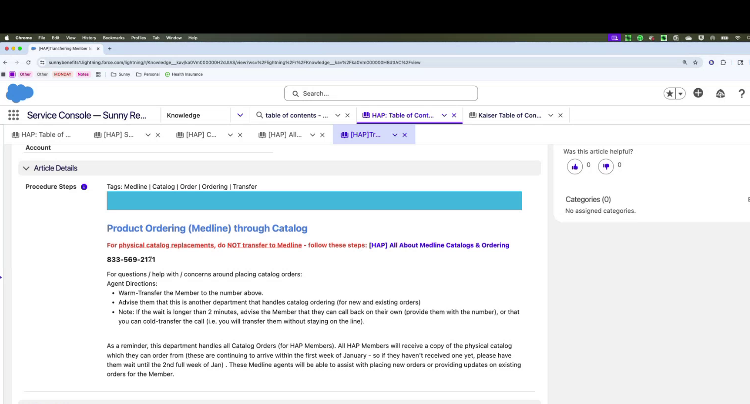 Medline Transfer Info