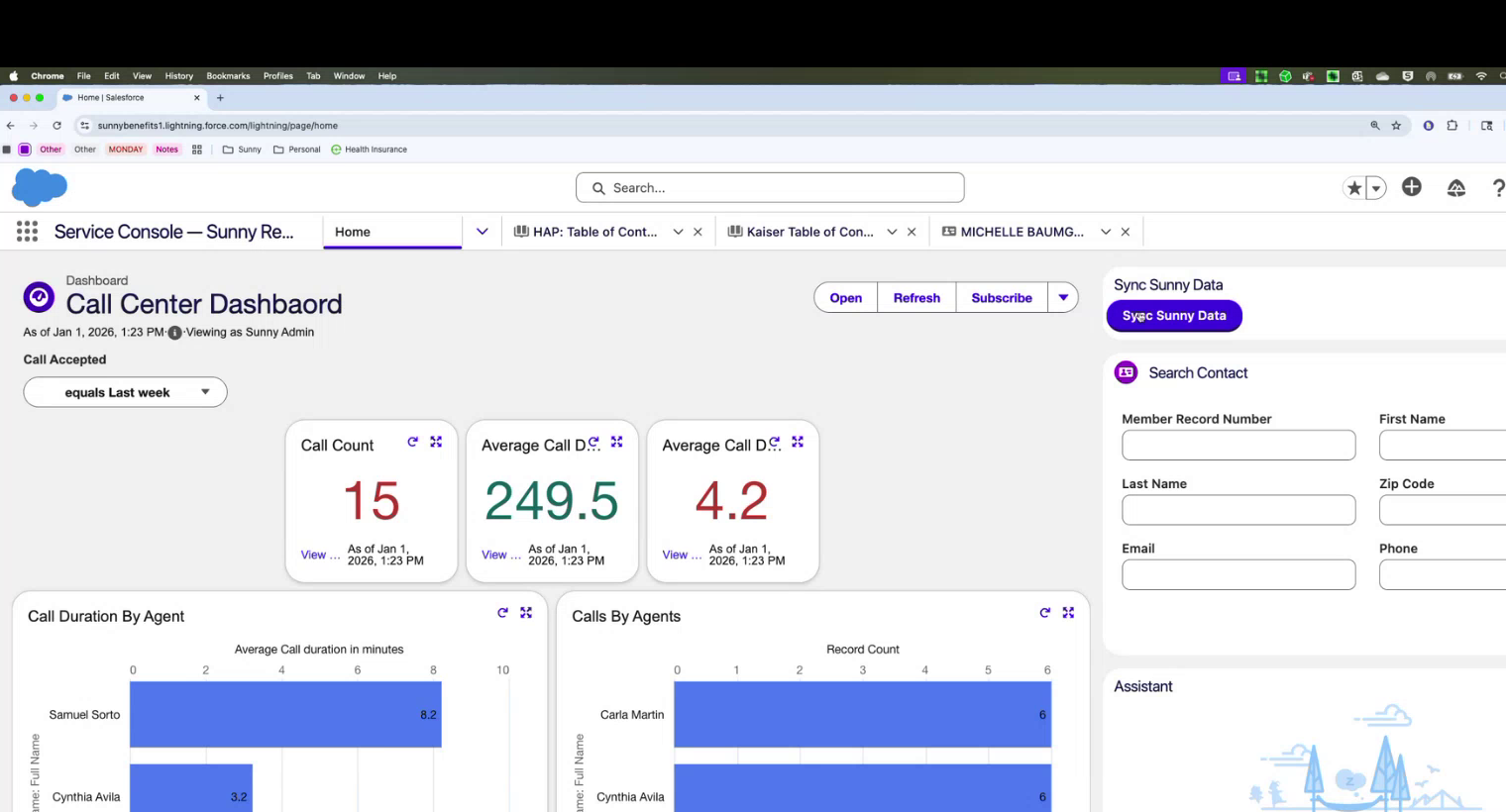Sync Sunny Data Button