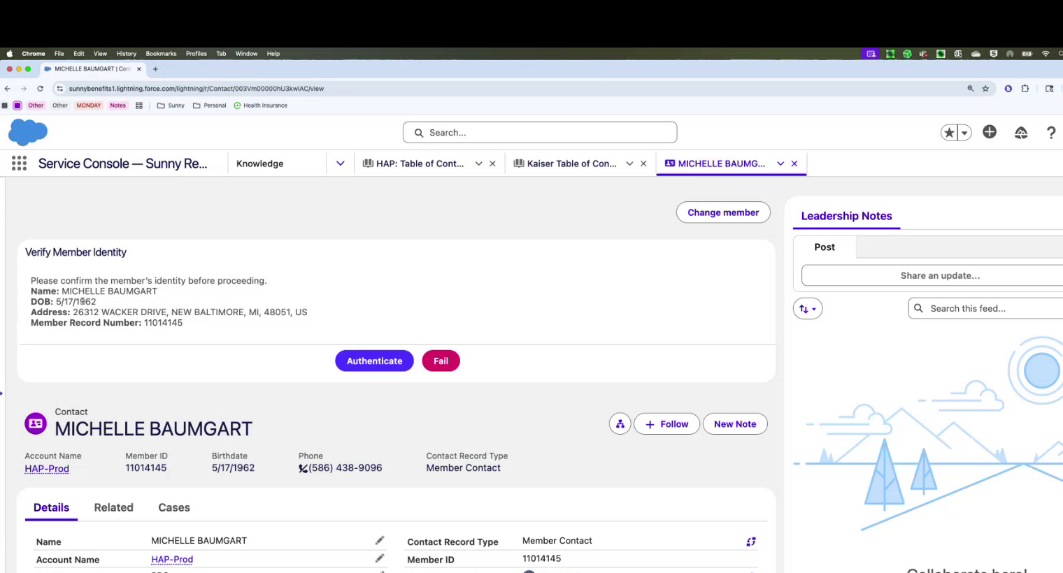 Authentication Verification